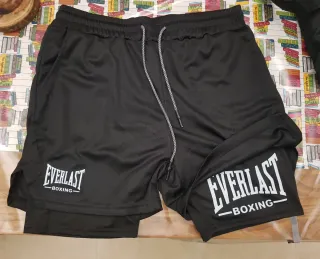 Pantalones cortos Everlast Boxeo Negros