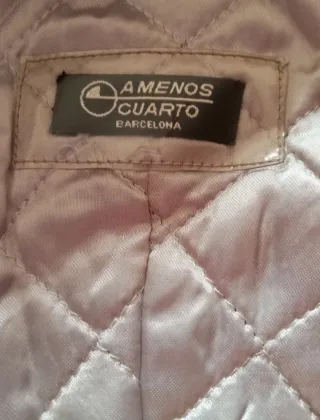 Blazer estampado leopardo con cuello