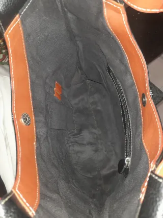 Borsa Tod's Pelle Nero/Cognac Vintage