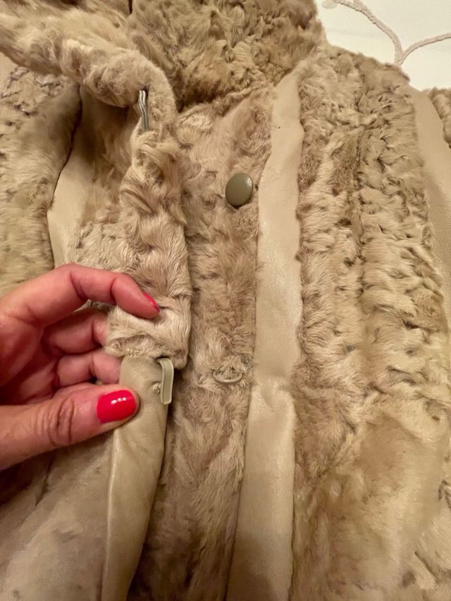 chaquetón Astracán y Cuero