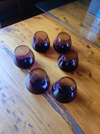 Juego 6 vasos diseño moderno