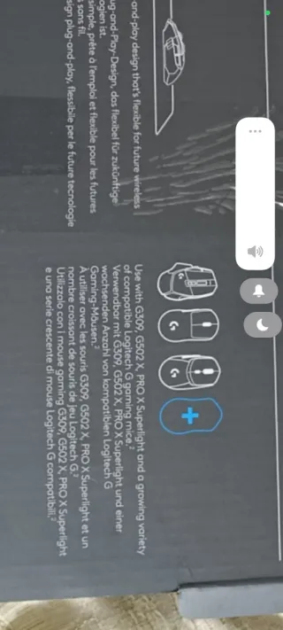 Logitech G POWERPLAY Tappetino Mouse Wireless