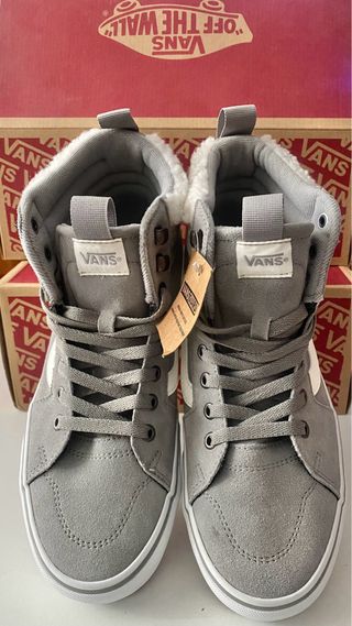 Nuevas Vans T 40 calentitas Filmore Hi gris