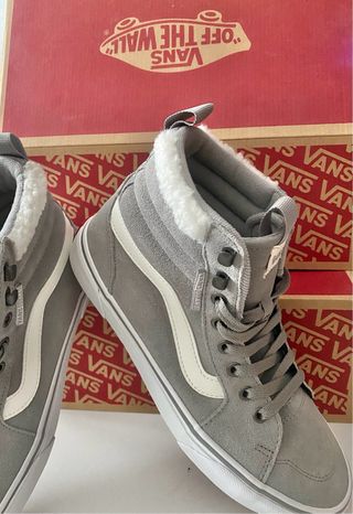 Nuevas Vans T 40 calentitas Filmore Hi gris