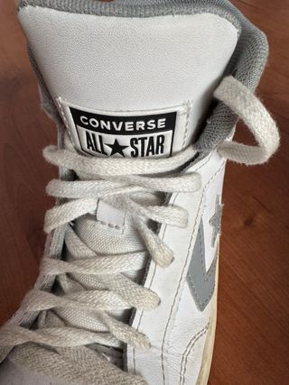 Converse Niños Talla 35 Gris/Blanco