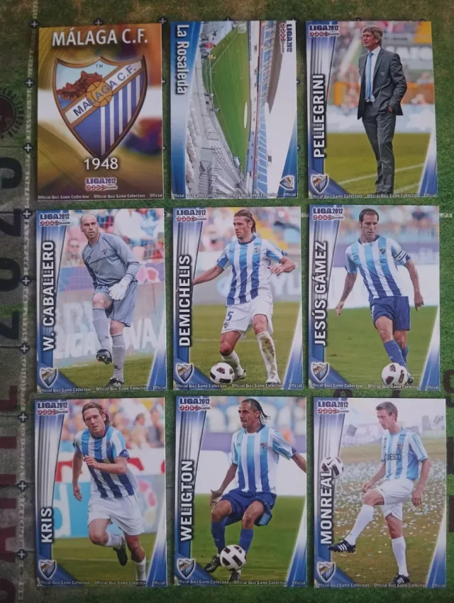 Cromos Liga 2012 Málaga C.F.