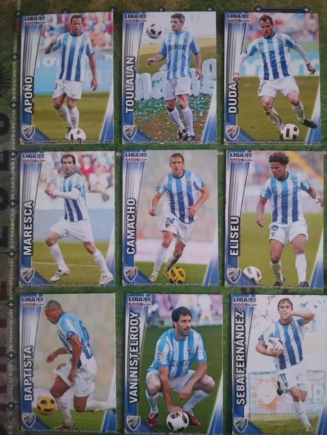 Cromos Liga 2012 Málaga C.F.