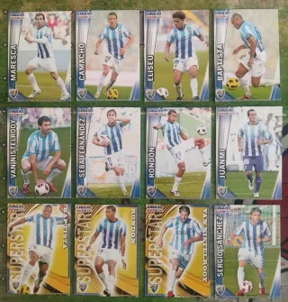 (015) Lote de 28 Cromos del Málaga C.F. 2011-2012