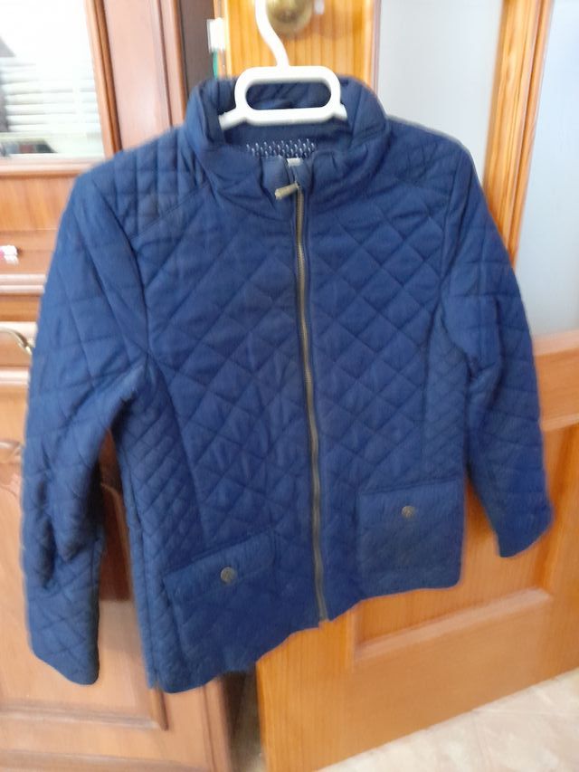 Chaqueta acolchada niña azul