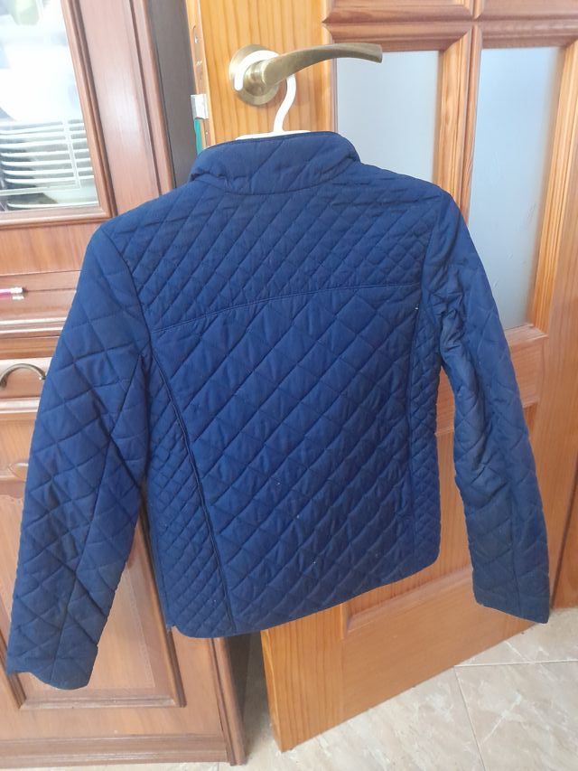 Chaqueta acolchada niña azul