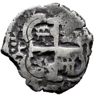 Moneda PLATA 1 Real 1730 POTOSI. FELIPE V