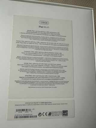 iPad 2018 9.7 Plata y Negro