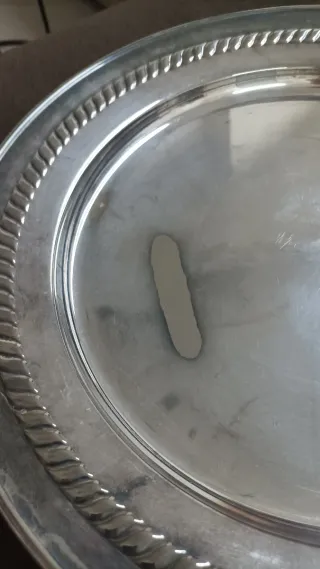 Vassoio in silverplate