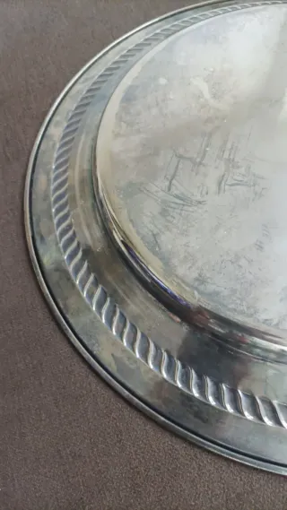 Vassoio in silverplate