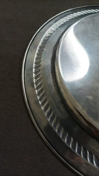 Vassoio in silverplate