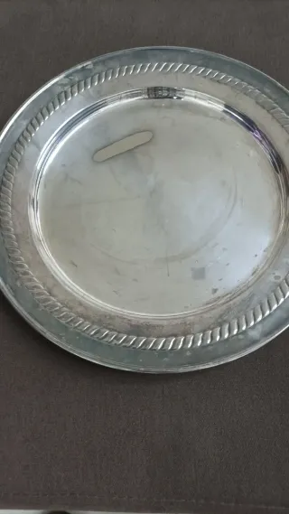 Vassoio in silverplate