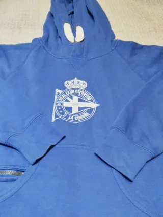 Sudadera Real Club Deportivo Azul