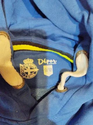 Sudadera Real Club Deportivo Azul