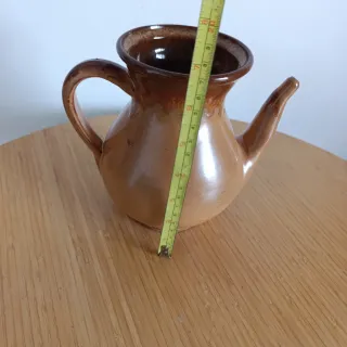 Jarra cerámica marrón