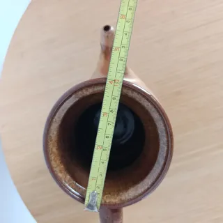 Jarra cerámica marrón