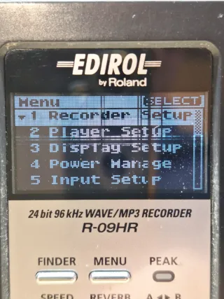 Grabadora Roland Edirol R09HR + Accesorios