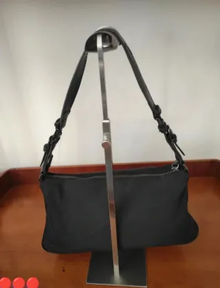 Borsa Sisley vera pelle nera