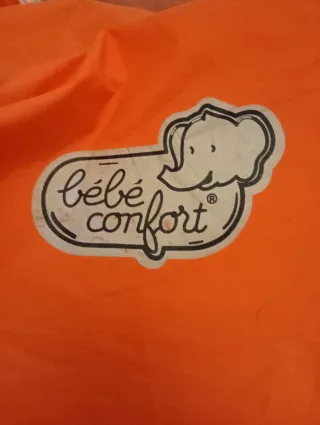 Cuna de viaje plegable naranja