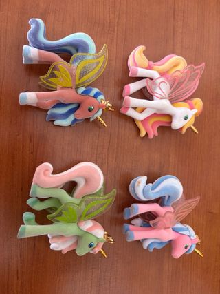 Conjunto 4 Unicórnios de Brincar Coloridos