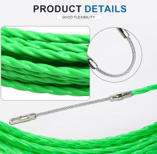 Guía pasacables electricidad fibra nylon 25 metros