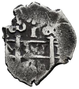 Moneda PLATA 1 Real 1738 LIMA. FELIPE V