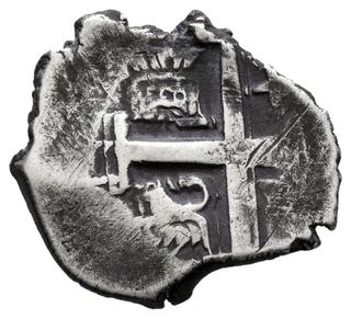 Moneda PLATA 1 Real 1738 LIMA. FELIPE V