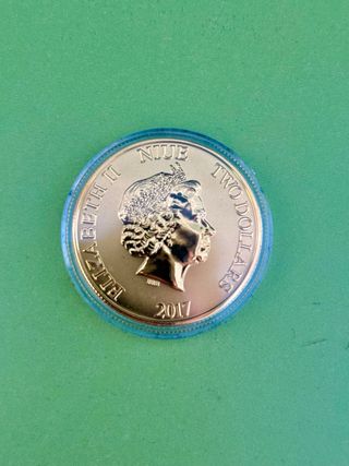 Moneda Darth Vader plata, 24kt Oro y Rutenio