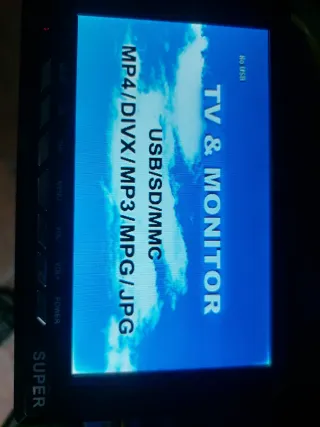 Pantalla TV 7 Coche USB/SD/MMC MP4