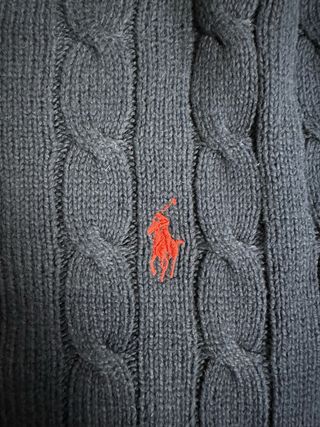 Jersey Polo Ralph Lauren Azul Cable Knit