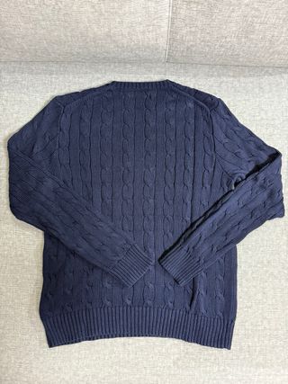 Jersey Polo Ralph Lauren Azul Cable Knit