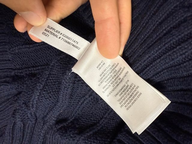 Jersey Polo Ralph Lauren Azul Cable Knit