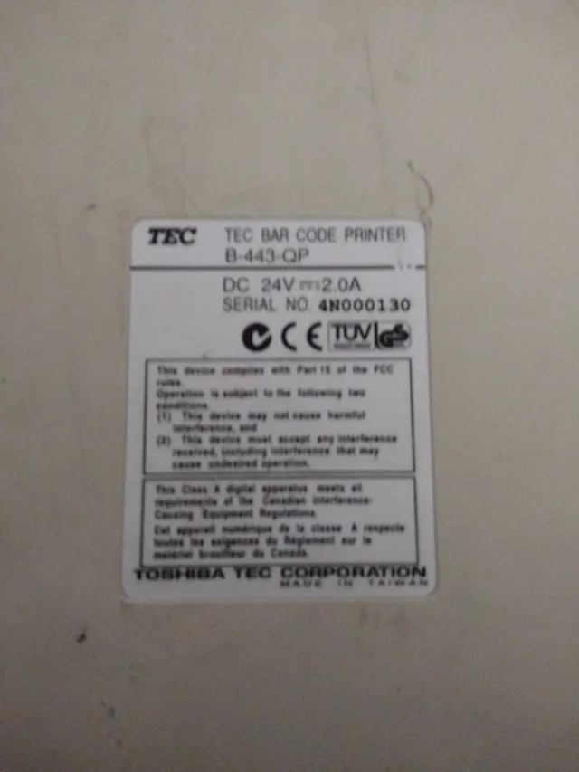 Stampante per etichette TEC Beige