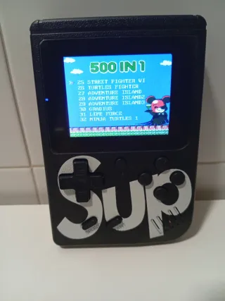 Sup Game Box 500 en 1 Plus Negra