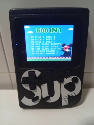 Sup Game Box 500 en 1 Plus Negra
