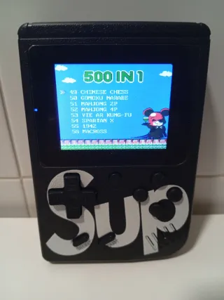 Sup Game Box 500 en 1 Plus Negra