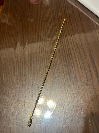 Pulsera dorada 20cm para niñas