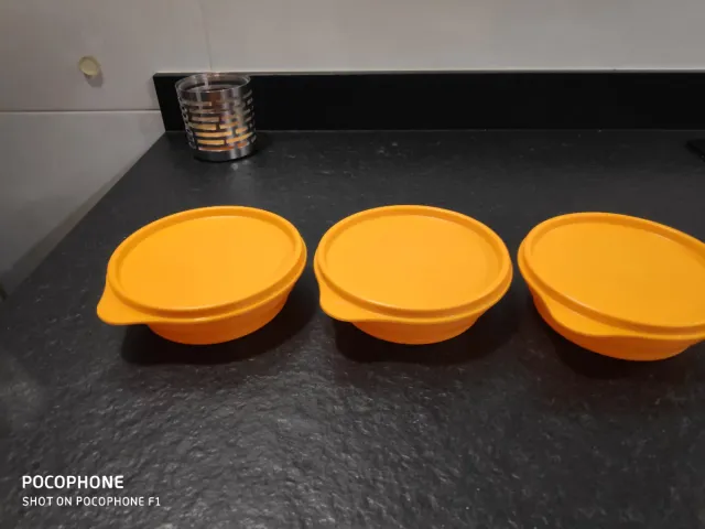 Trio Tupperware Naranja