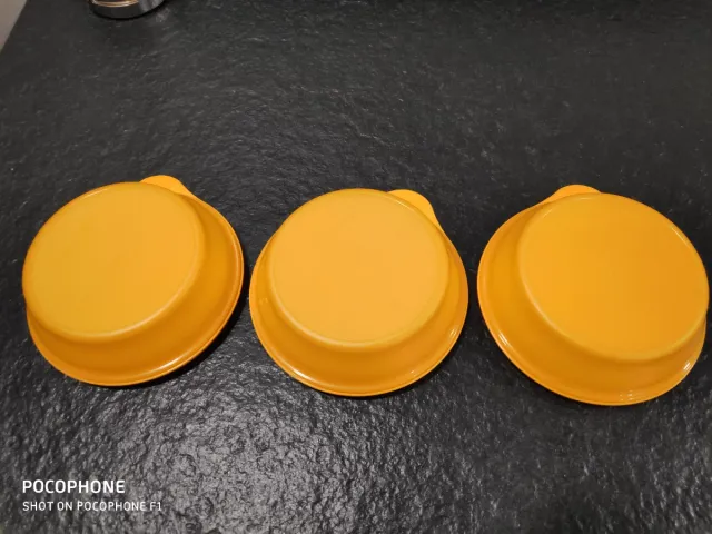 Trio Tupperware Naranja