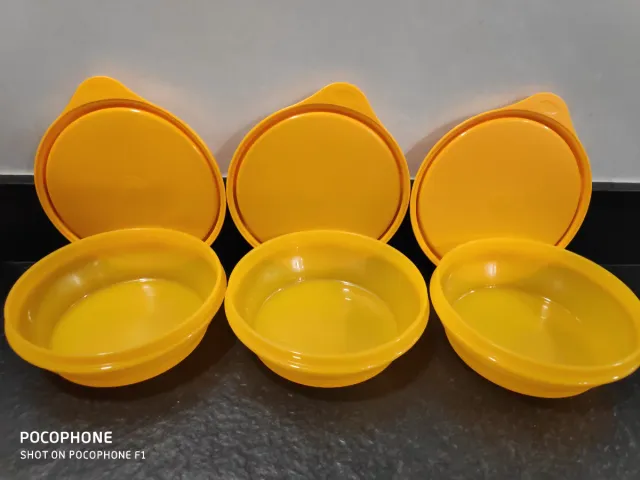 Trio Tupperware Naranja