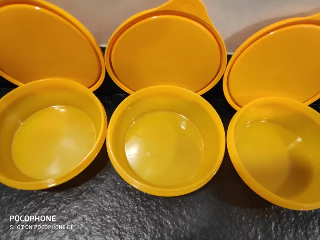 Trio Tupperware Naranja