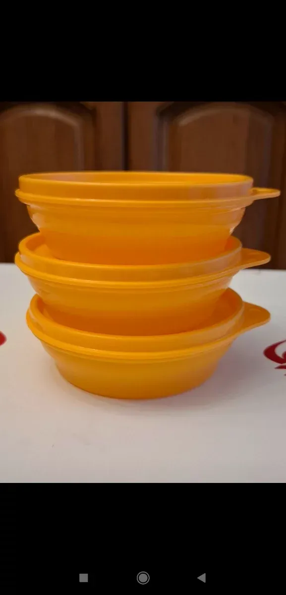 Trio Tupperware Naranja