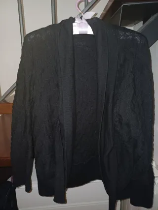 Cardigan 30% lana nero