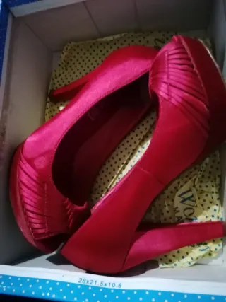 Zapatos plataforma raso fucsia