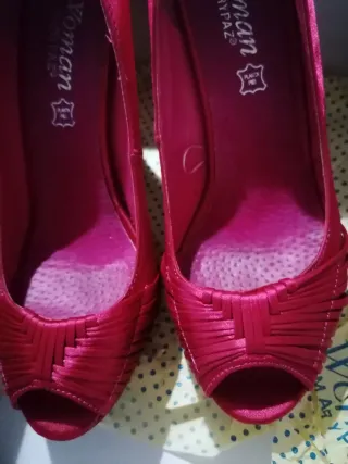 Zapatos plataforma raso fucsia