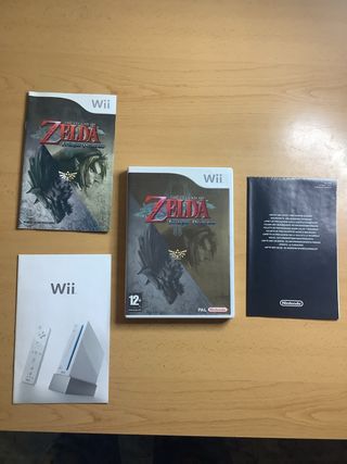 Zelda Twilight Princess Wii *Caja y manuales*
